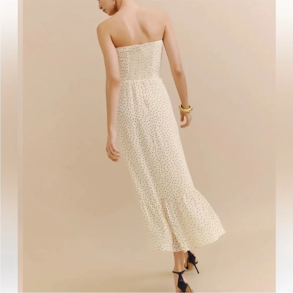 Reformation Arta Dress, Salt + Pepper - Picture 2 of 9
